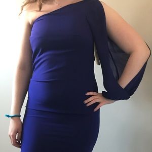 Navy Blue Party Dress.